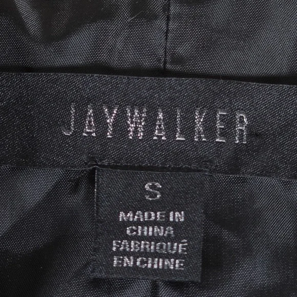 Jay Walker Mens Blazer Jacket Black All Over Star Print Size S - Picture 6 of 8